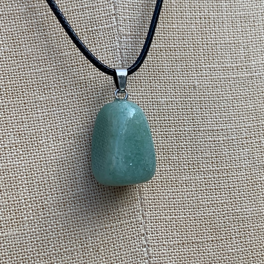 Handmade Genuine Stone Chunk Amulet Necklace - Picture 2 of 15